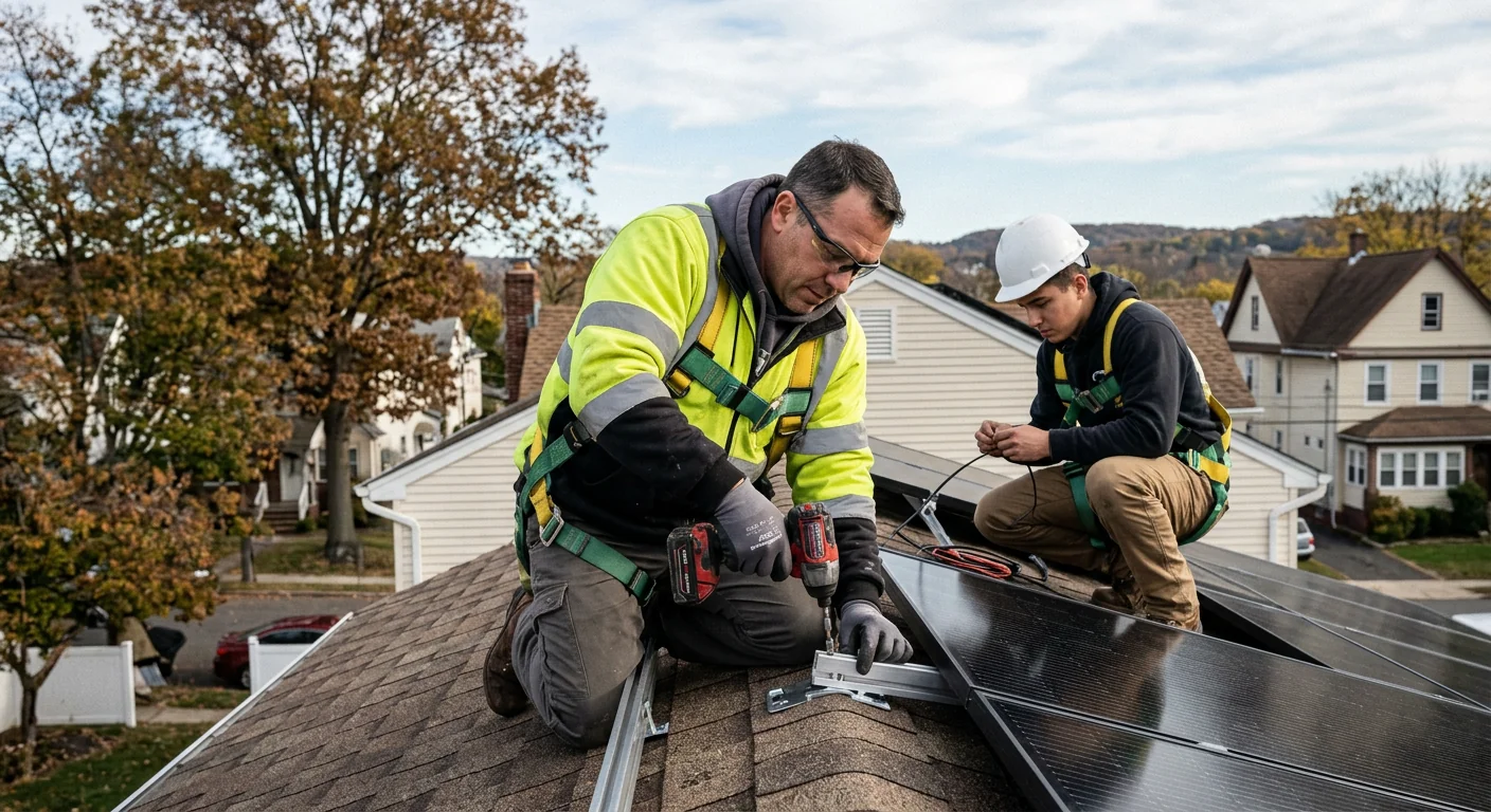 Off-grid solar battery bank and inverter setup on a Clifton property