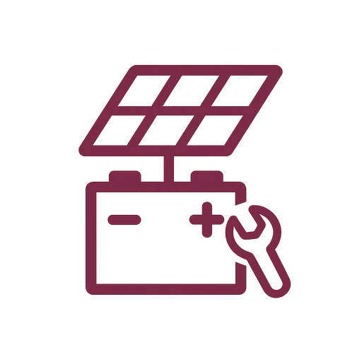 Wall-mounted lithium solar battery backup unit being wired
